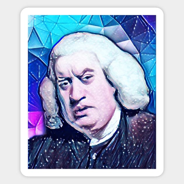 Samuel Johnson Snowy Portrait | Samuel Johnson Artwork 13 Magnet by JustLit